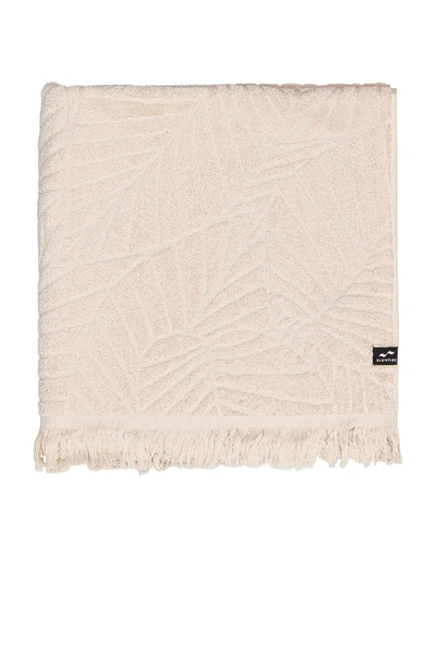 Slowtide Kalo Bath Towel In Cream