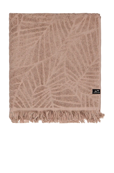 Slowtide Kalo Bath Towel In Clay