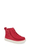 Billy Footwear Kids' Classic Hi-rise Sneaker In Red