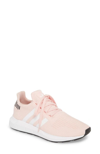 Adidas Originals Swift Run Sneaker In Icey Pink/ White/ Black