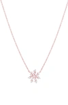 Hueb Luminus Small Pendant Necklace In Rose Gold