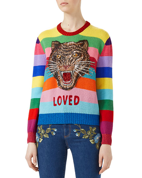 gucci rainbow sweater