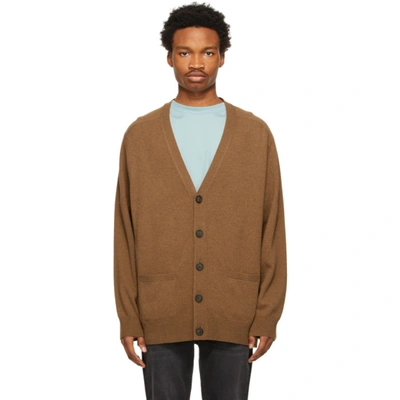 Acne Studios Cardigan Sweater Dark Camel