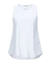 Alpha Studio Tops In White