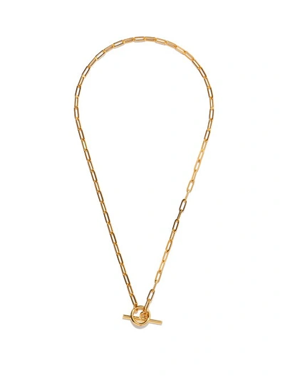 Otiumberg Love Link 14kt Gold-vermeil Necklace In Yellow Gold