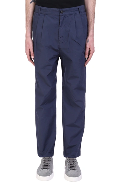 Mauro Grifoni Men's Blue Other Materials Pants In Dark Blue