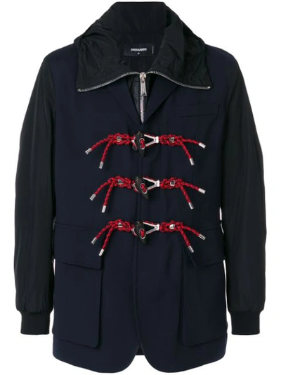 Dsquared2 Techno Cord Jacket In Blue
