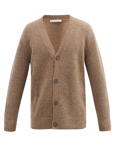 Acne Studios Kabelo Oversized Wool And Cashmere-blend Cardigan In Cardigan Sweater