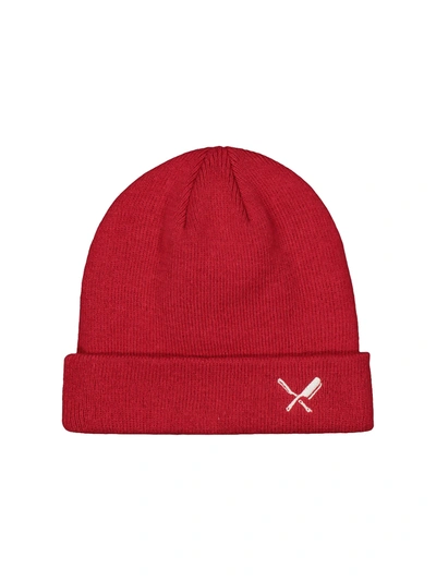 Distorted People Kids Beanie In Rosso