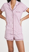 Roller Rabbit Cheetah Garden 2-piece Pajama Set In White