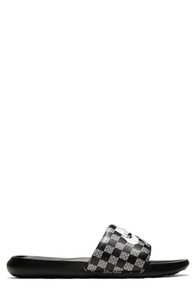 Nike Men's Victori One Slide Sandals From Finish Line In Black/white/black