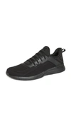 Apl Athletic Propulsion Labs Techloom Tracer Knit Training Shoe In Black/black