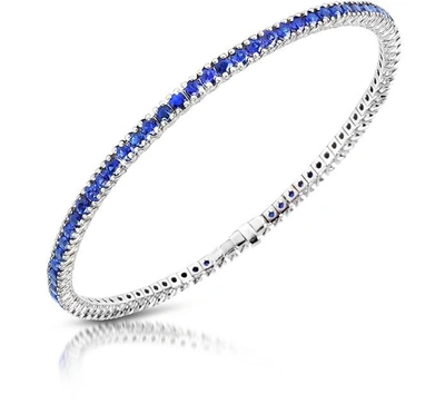 Gucci Bracelets Blue Sapphire 18k Gold Tennis Bracelet