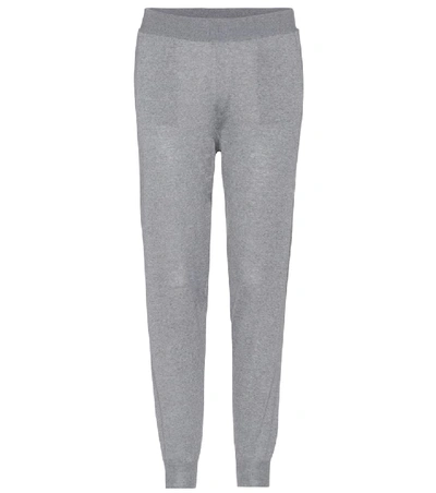 Stella Mccartney Wool Trackpants In Grey