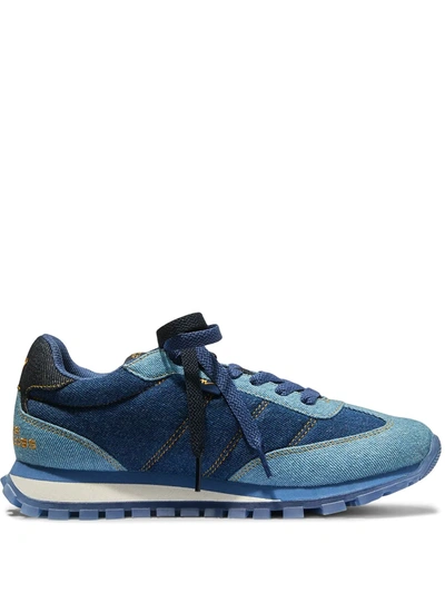 Marc Jacobs The Denim Jogger Sneakers In Blue
