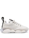 Moschino Teddy Double Bubble Sneakers In White
