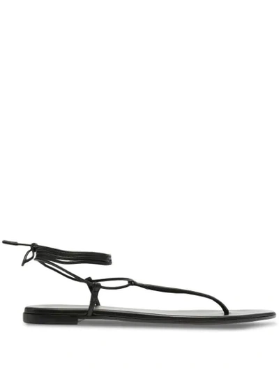 Gianvito Rossi Gladiator Style Sandals In Black