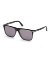 Tom Ford Fletcher M Ft0832 M 55c Flattop Sunglasses In Brown