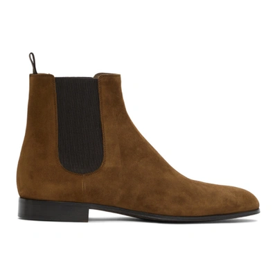 Gianvito Rossi Suede-leather Chelsea Boots In Texas
