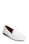 Robert Zur 'petra' Driving Shoe In White Glove