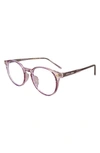 Fifth & Ninth Chandler 48mm Blue Light Filtering Glasses In Purple