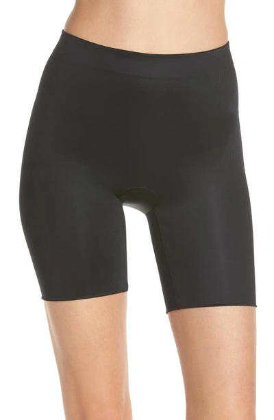 Spanxr Suit Your Fancy Booty Booster Mid-thigh Shorts In Very Black