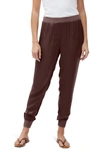 Michael Stars Lidia Relaxed Joggers In Eggplant