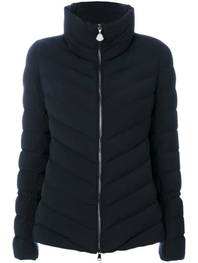 Moncler Solanum Funnel-neck Quilted-down Jacket In Black