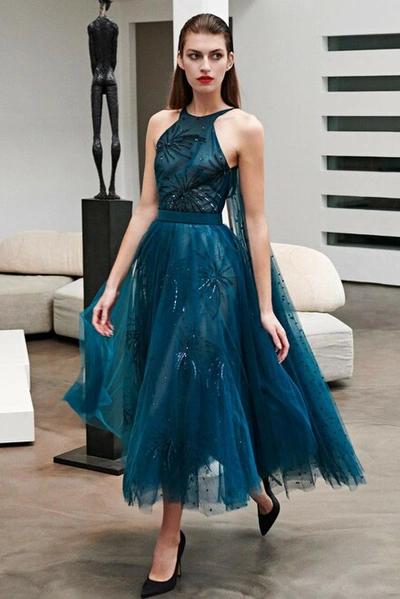 Azzi & Osta Sleeveless Full Skirt Midi Dress