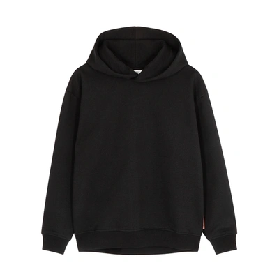 Acne Studios Black Hooded Cotton-blend Sweatshirt