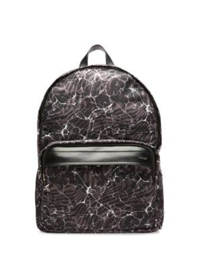 Bally Wolfson Marble Backpack In Black