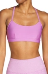 Alo Yoga Intrigue Sports Bra In Electric Violet