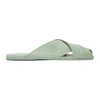 Marsèll Crossover-straps Flat Sandals In Sea