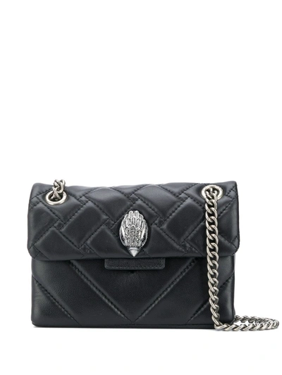 Kurt Geiger Kensington Mini Quilted Shoulder Bag In Black