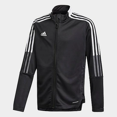 Adidas Originals Adidas Kids' Tiro 21 Track Jacket In Black/white/grey