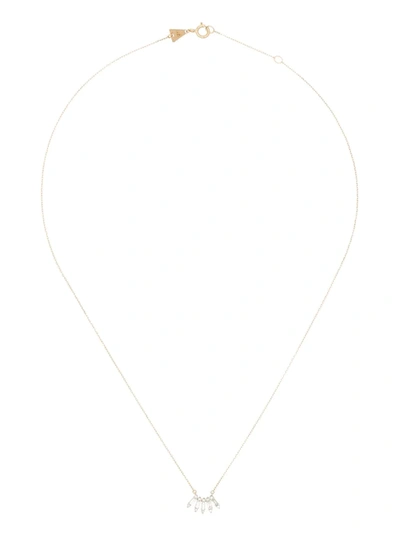 Adina Reyter 14k Yellow Gold Stack Curve Diamond Necklace