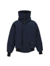 Canada Goose Chilliwack 625 Fill Power Down Hooded Bomber Jacket In Blue