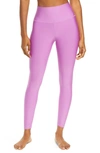 Alo Yoga Airlift High Waist 7/8 Leggings In Electric Violet