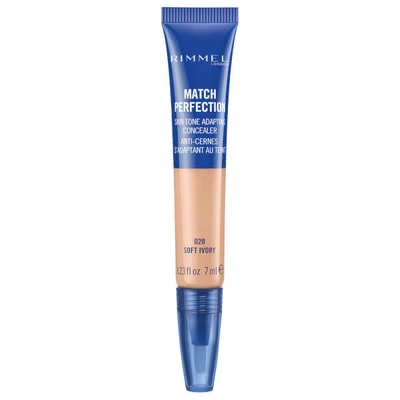 Rimmel Match Perfection Concealer 7ml (various Shades) - Soft Ivory In Soft Ivory