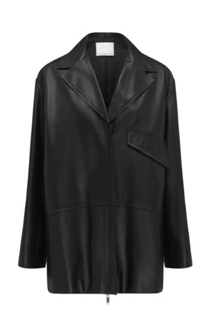 Christopher Esber Charli Leather Jacket In Black