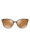 Versace 57mm Gradient Cat Eye Sunglasses In Oxford