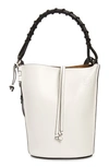 Loewe Gate Leather Bucket Bag In 1950 Soft White