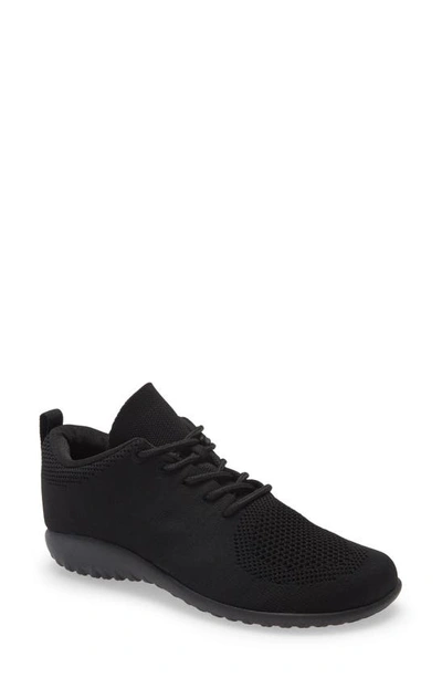 Naot Kuko Sneaker In Black Knit