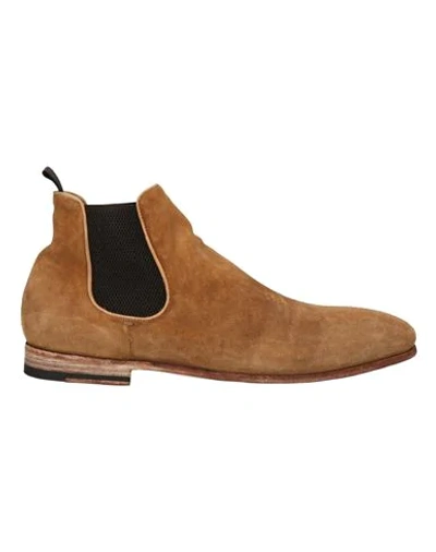 Officine Creative Italia Ankle Boots In Tan