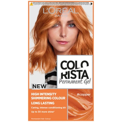 L'oréal Paris Colorista Permanent Gel Hair Dye (various Shades) In Copper