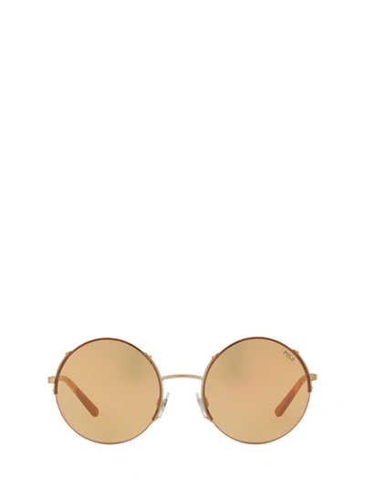 Polo Ralph Lauren Ph3120 Shiny Rose Gold Female Sunglasses - Atterley