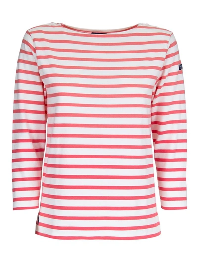 Polo Ralph Lauren Relaxed-fit Striped Cotton Jumper In Pink