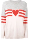 Chinti & Parker Cashmere Love Heart Sweater