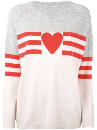 Chinti & Parker Cashmere Love Heart Sweater