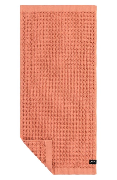 Slowtide Guild Hand Towel In Coral